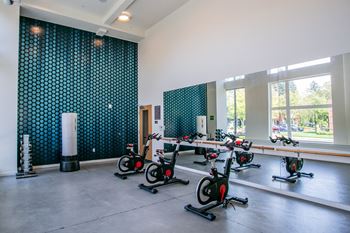 The arbory apartments yoga/spin room
